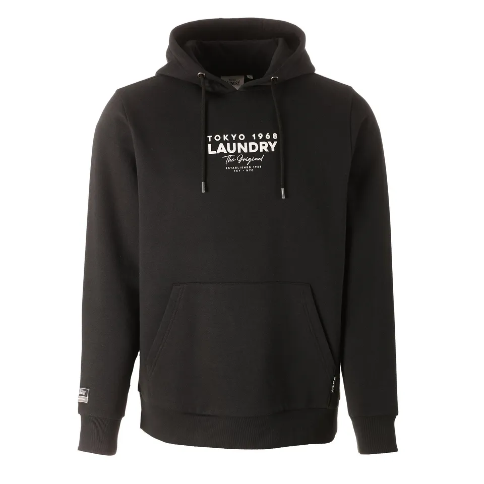 Stokomani Mode Sweat à capuche noir homme coton taille L