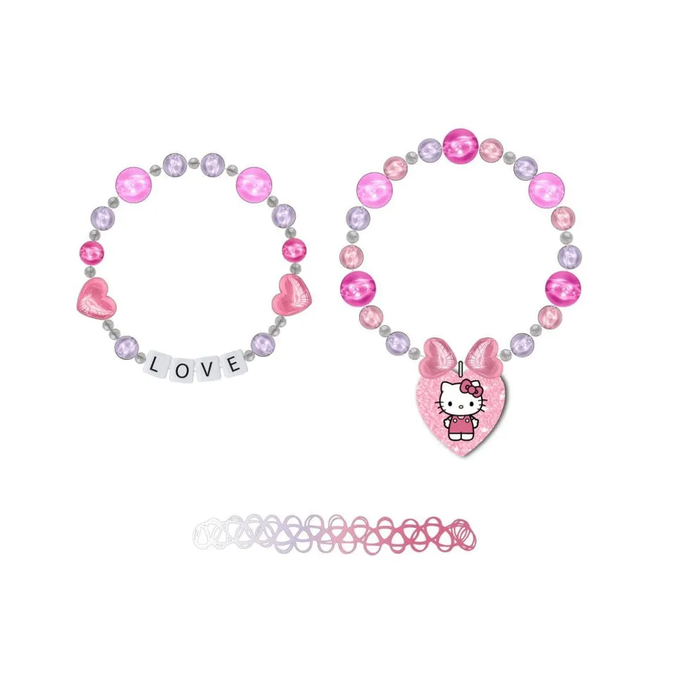 Hello Kitty 3 bracelets fantaisie fille lot
