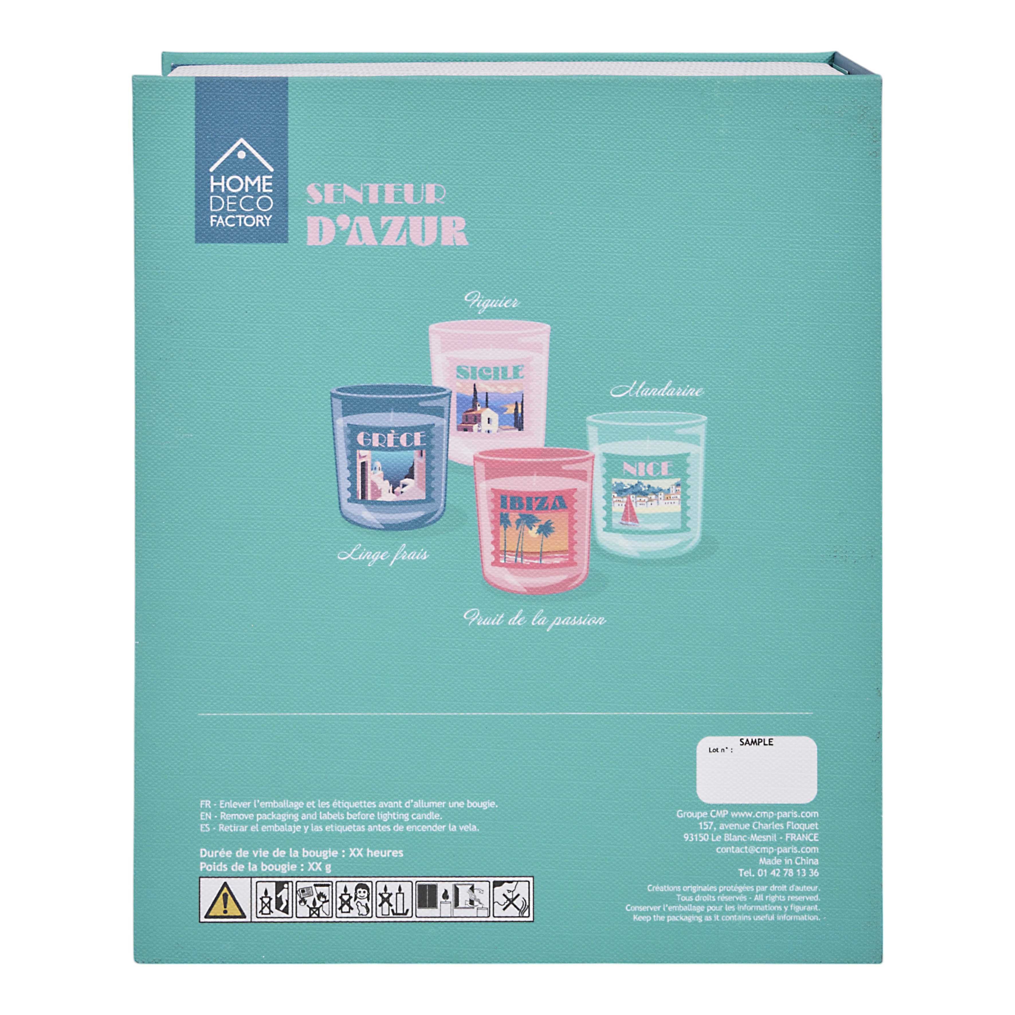 Stokomani Maison Coffret 4 bougies parfumées voyage