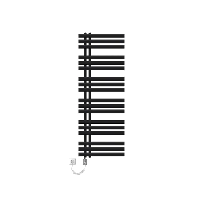 LuxeBath Iron EM radiateur salle de bain noir mat 500x1400 900W