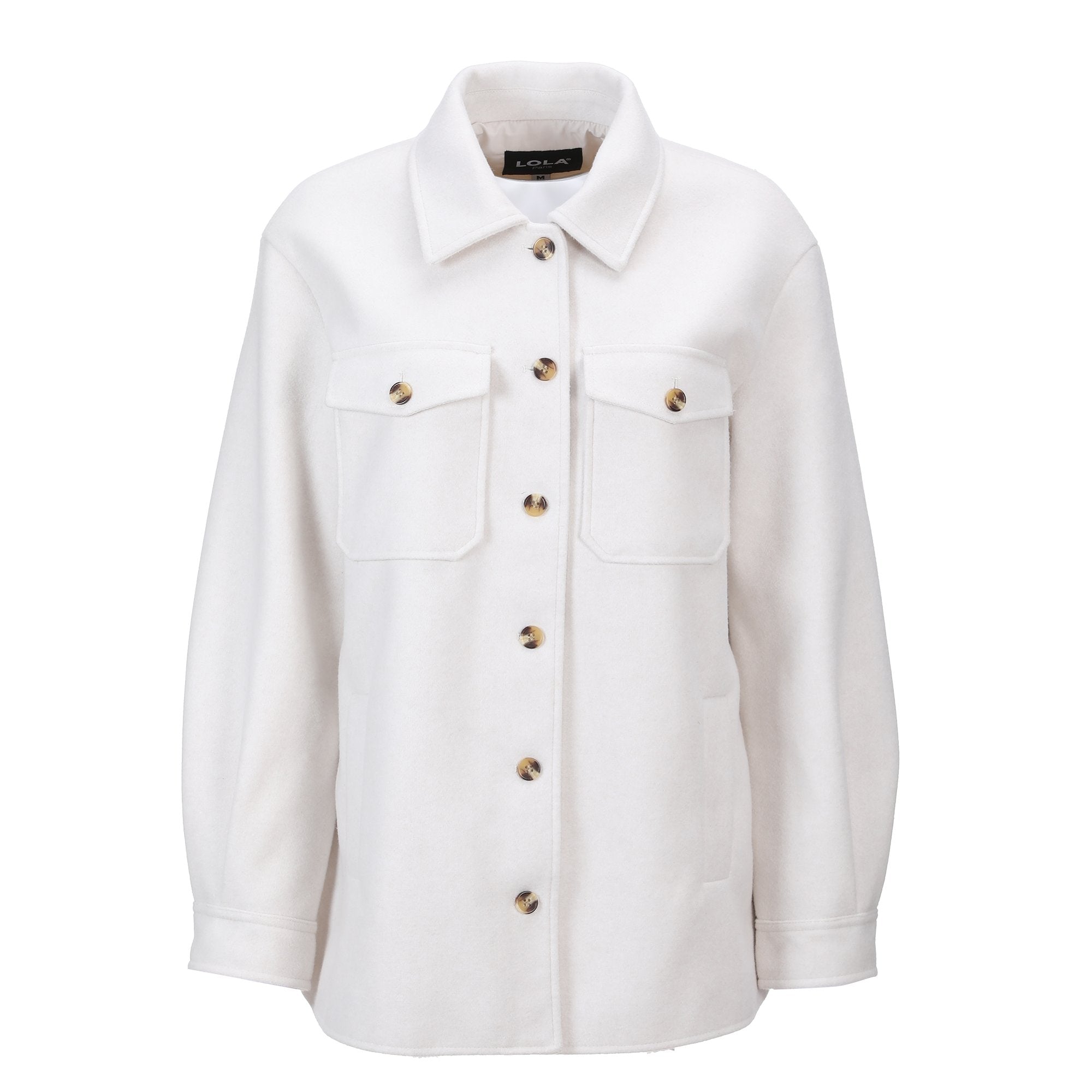 Caban Beige veste femme M boutonnée mi-saison