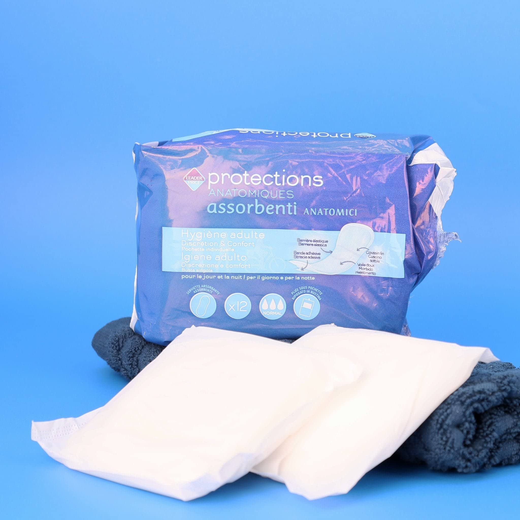 Leader Price Protections anatomiques normal x12