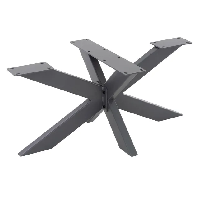 ML-Design Pieds de table X-Design 98x58x43 cm anthracite