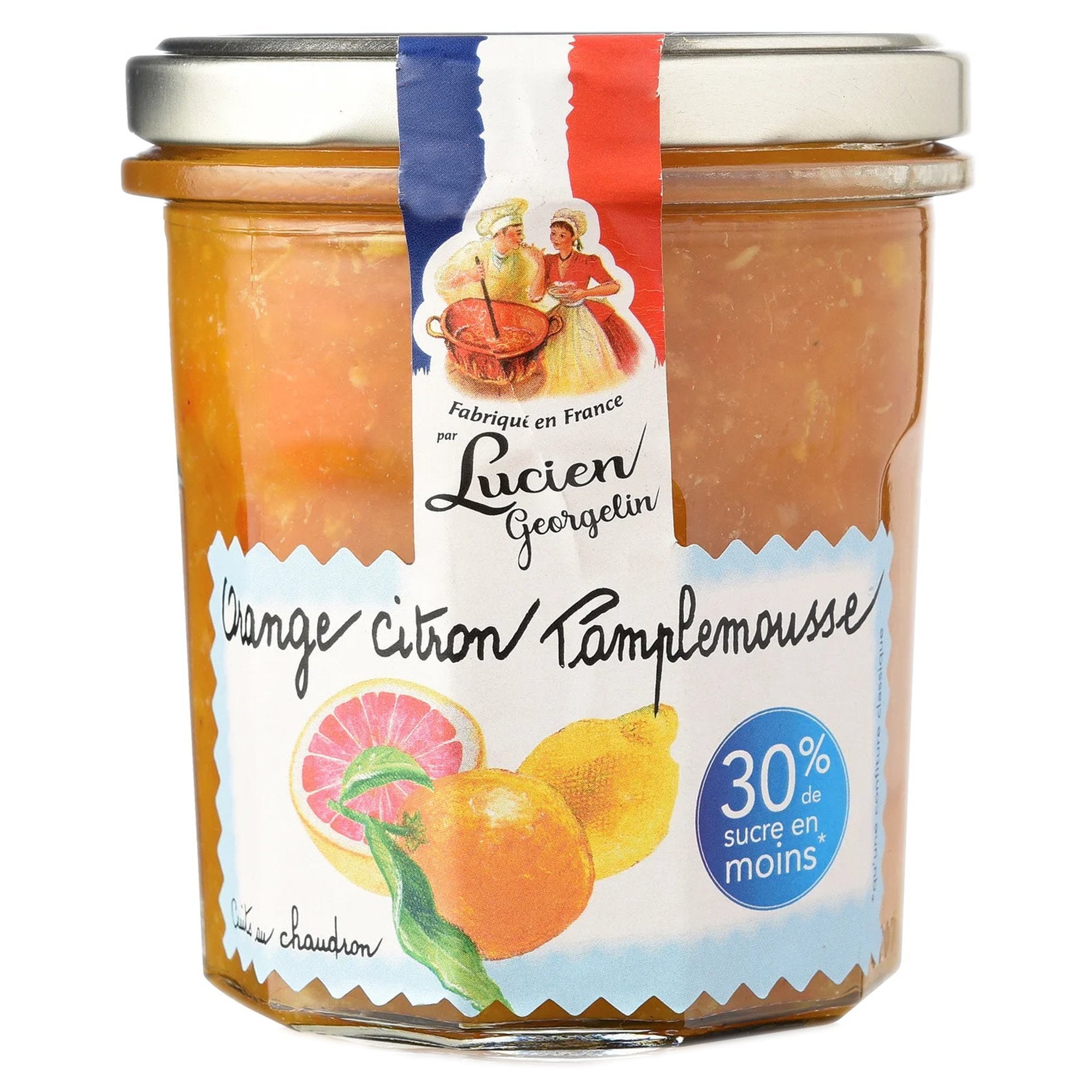 Confiture orange citron pamplemousse agrumes