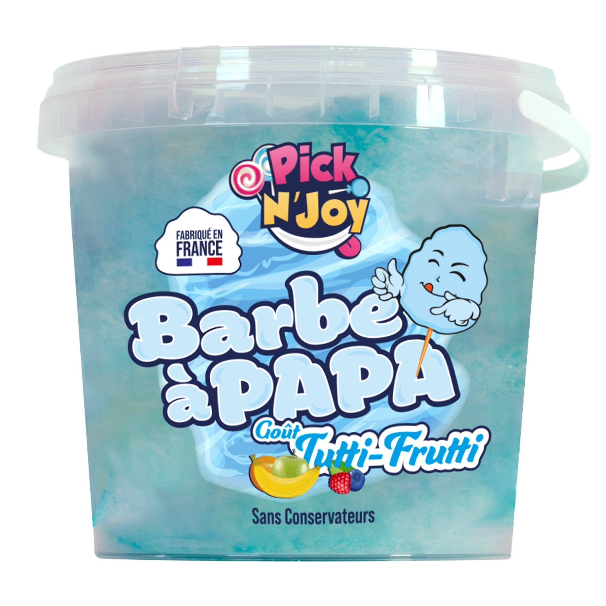 Stokomani Épicerie Seau Barbe à Papa Goût Tutti Frutti