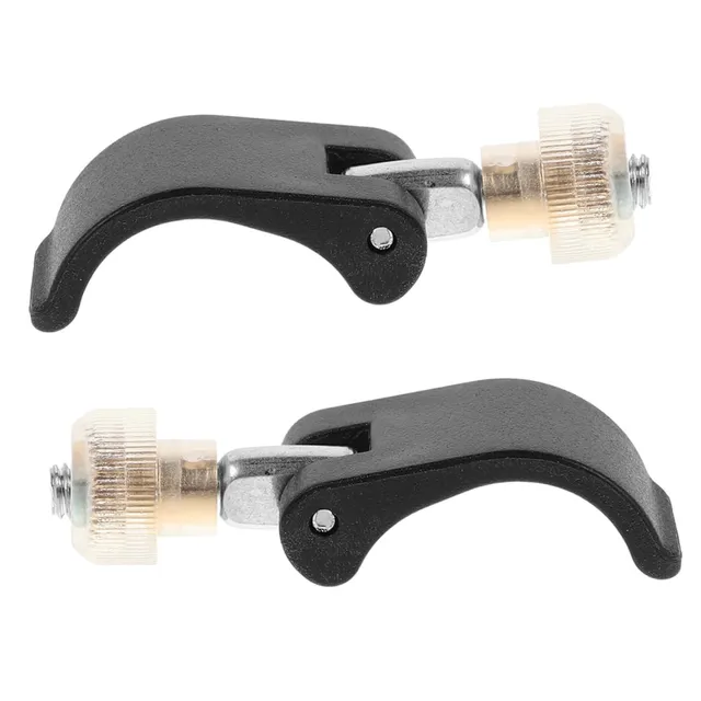 Milisten Sports Clips fixation bâtons randonnée nylon noir x2