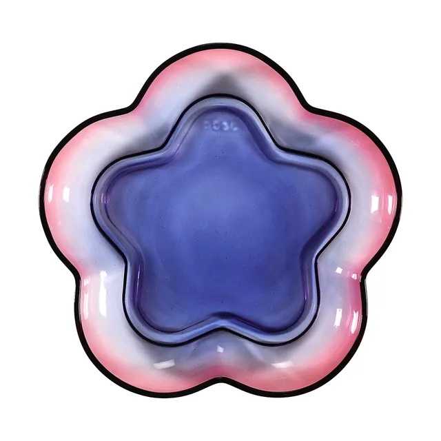 Stokomani Maison assiette dessert verre dégradé couleur