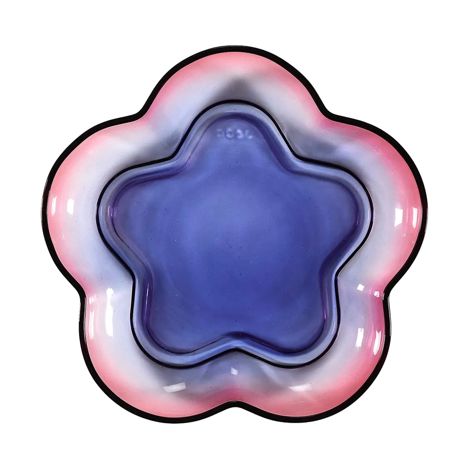Stokomani Maison assiette dessert verre dégradé couleur
