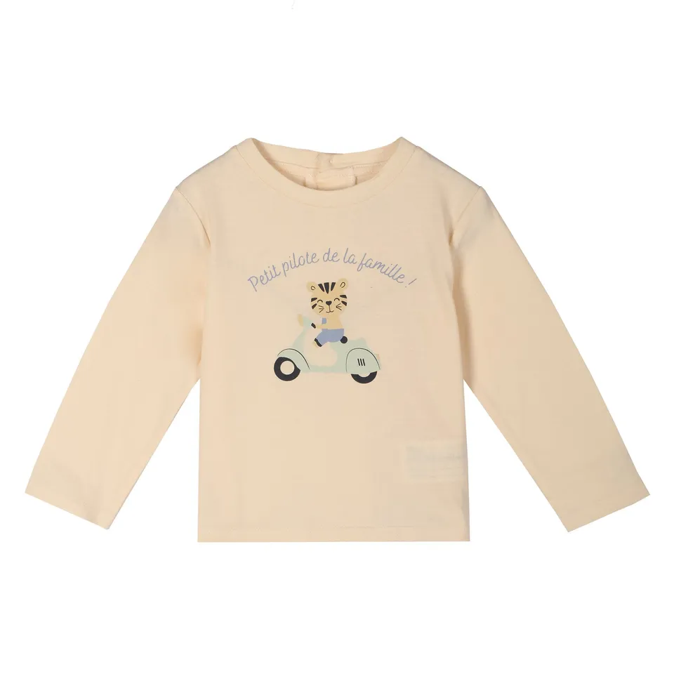 Stokomani Mode Tee-shirt bébé manches longues vert 6M