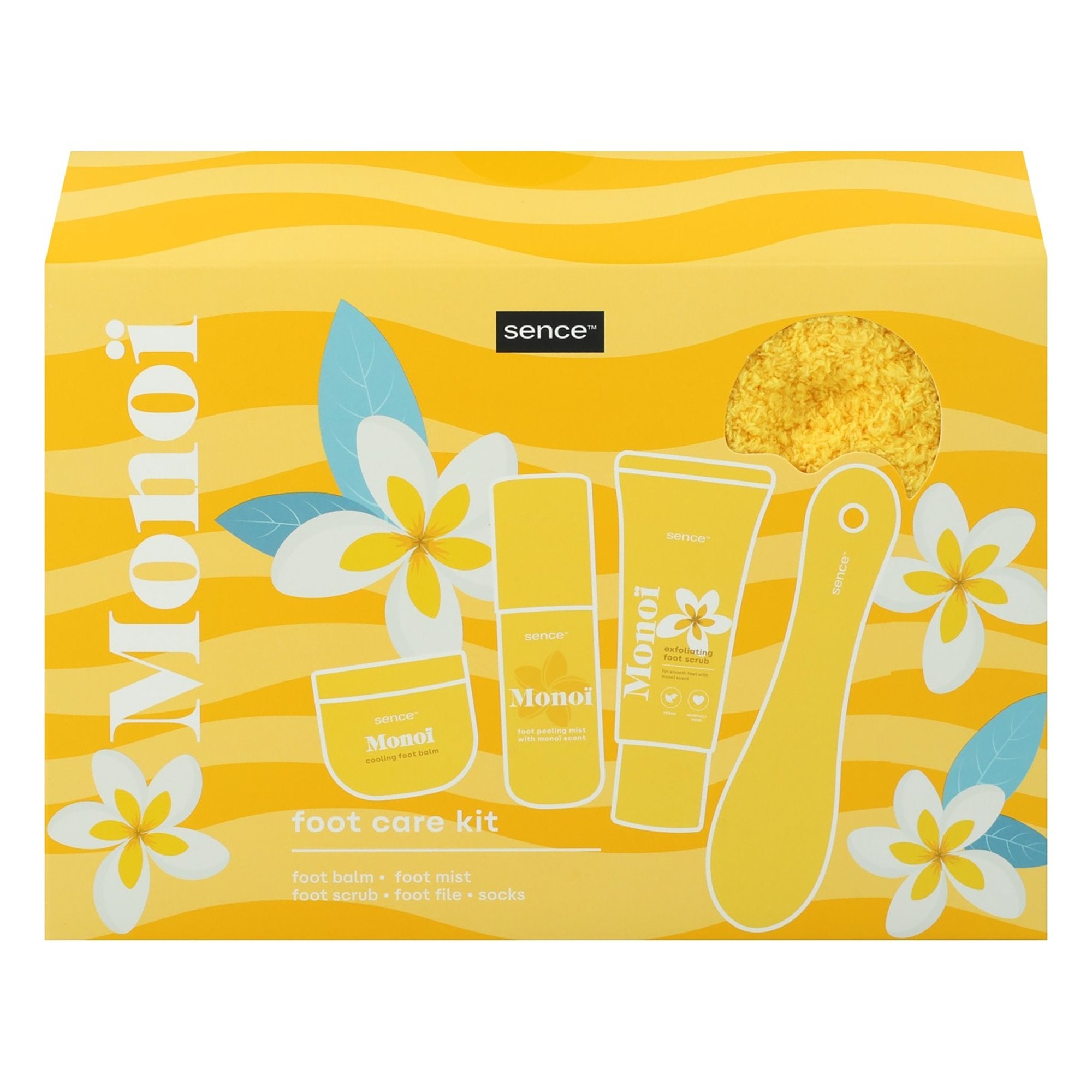 Stokomani Coffret soin des pieds monoï Sence 5 pièces