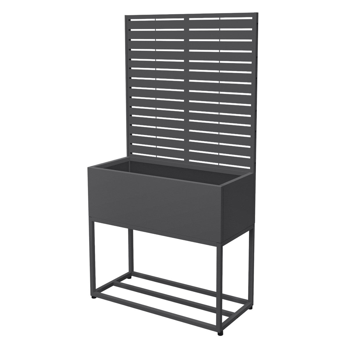 ML-Design range-bûches jardinière 90x170 cm anthracite