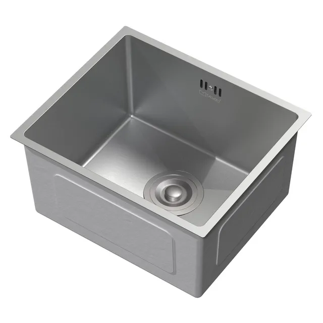 ECD Germany Sanitär Évier Encastrable Inox Argent 34x40 cm