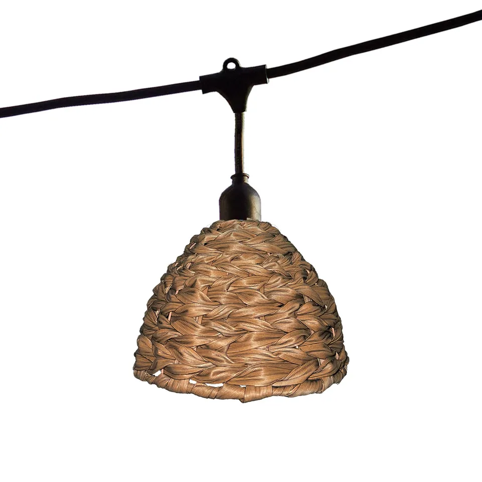 Red Deco Mellow Light guirlande rotin 6m 7 LED