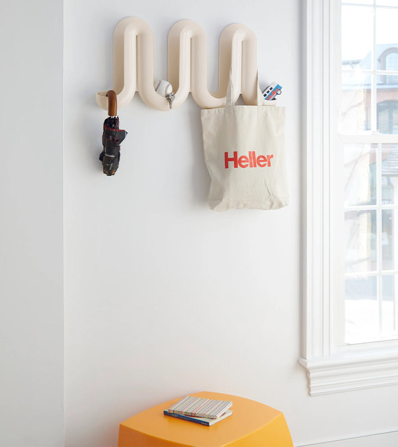 Heller Swell porte-manteau mural crème multifonction