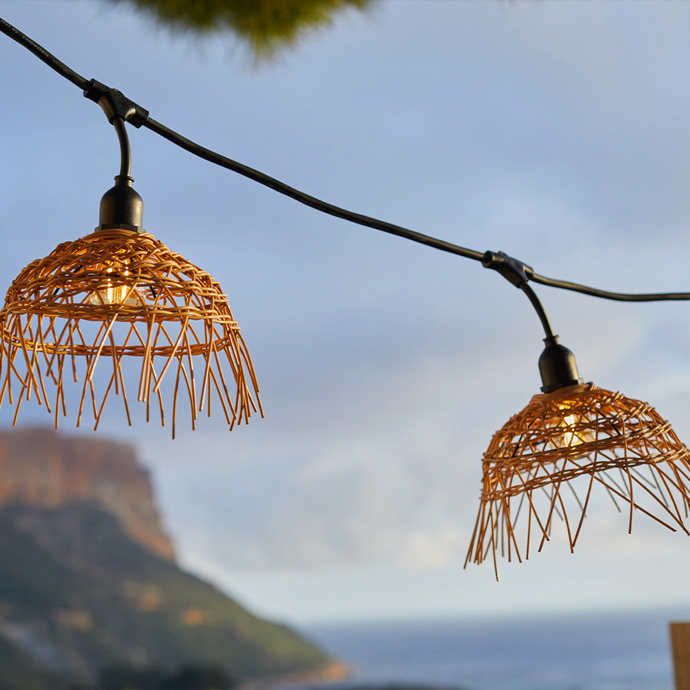 Red Deco Hawaii Light 6m guirlande lumineuse 10 LED bohème