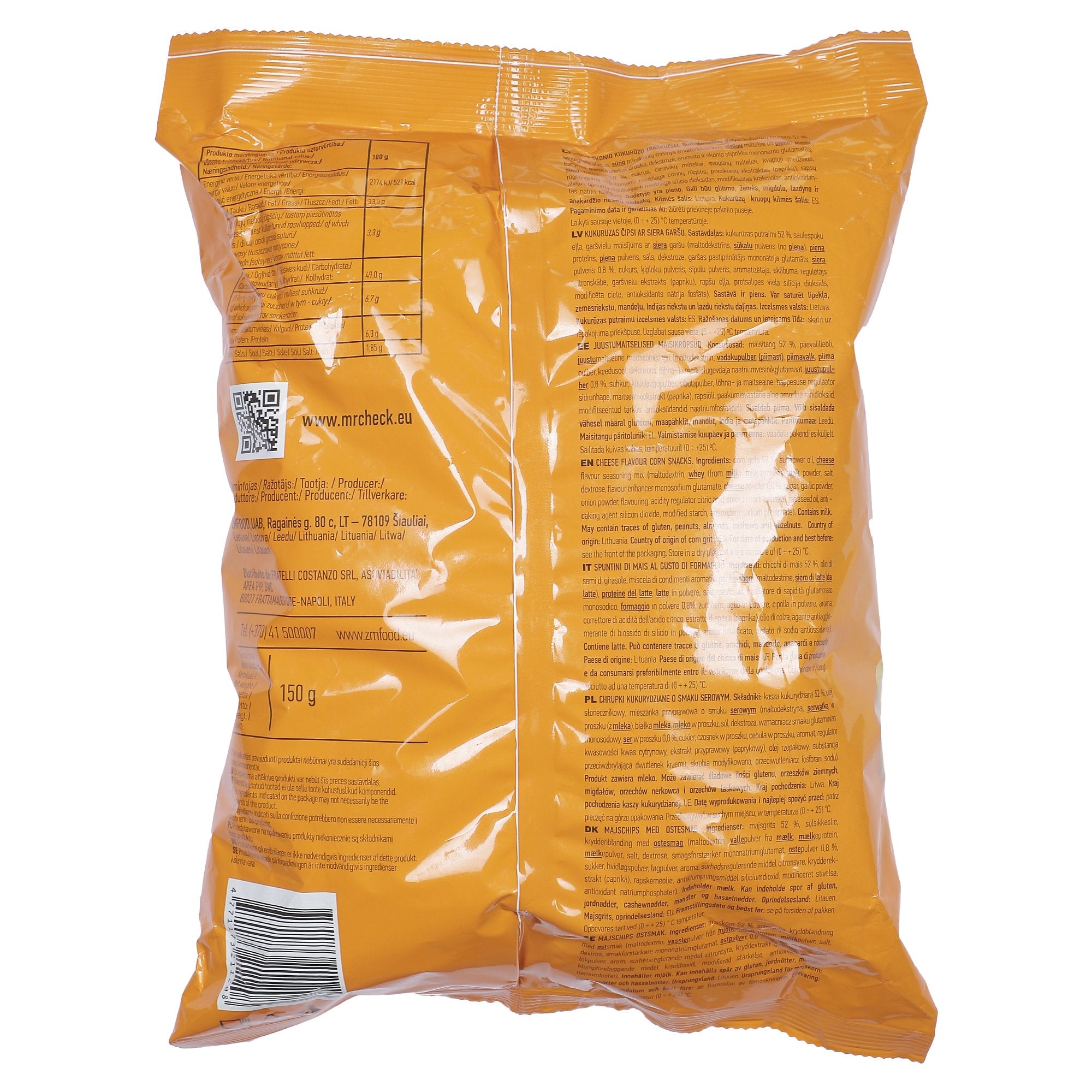 Stokomani Épicerie Rings saveur fromage sachet apéritif croustillant