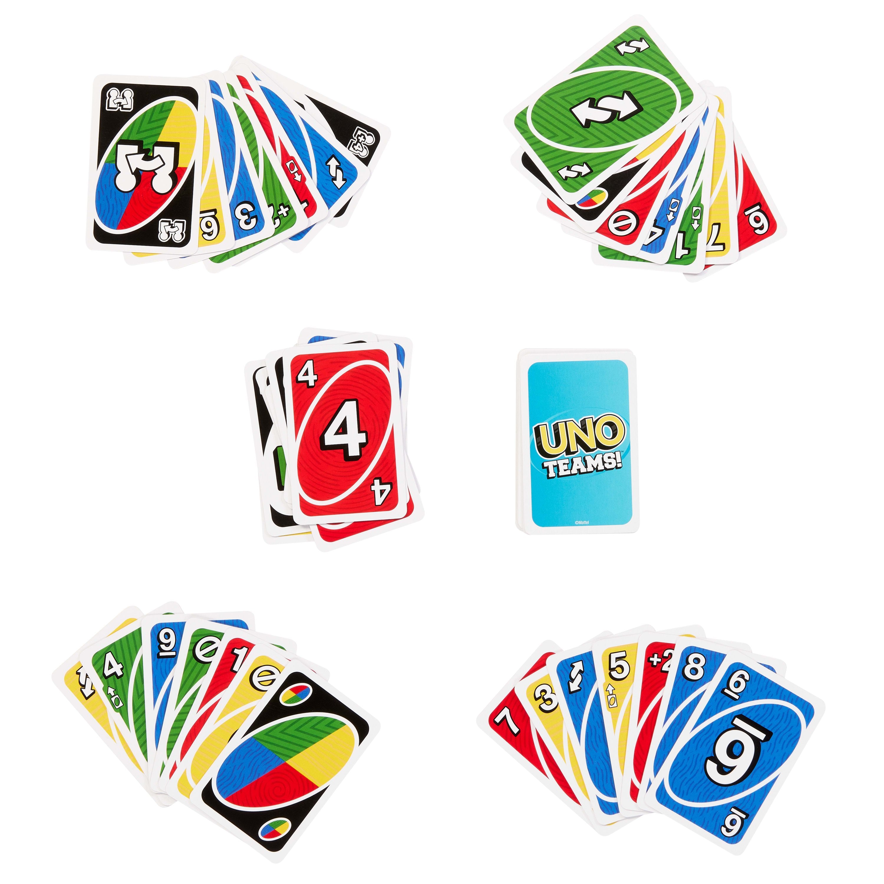 UNO Teams jeu de cartes équipe coopératif