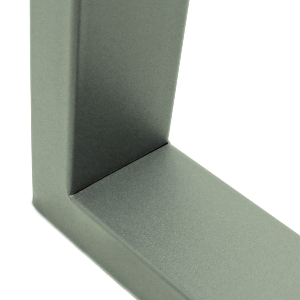 ECD Germany Möbel Trapez 60x72 pieds de table gris pierre lot de 2