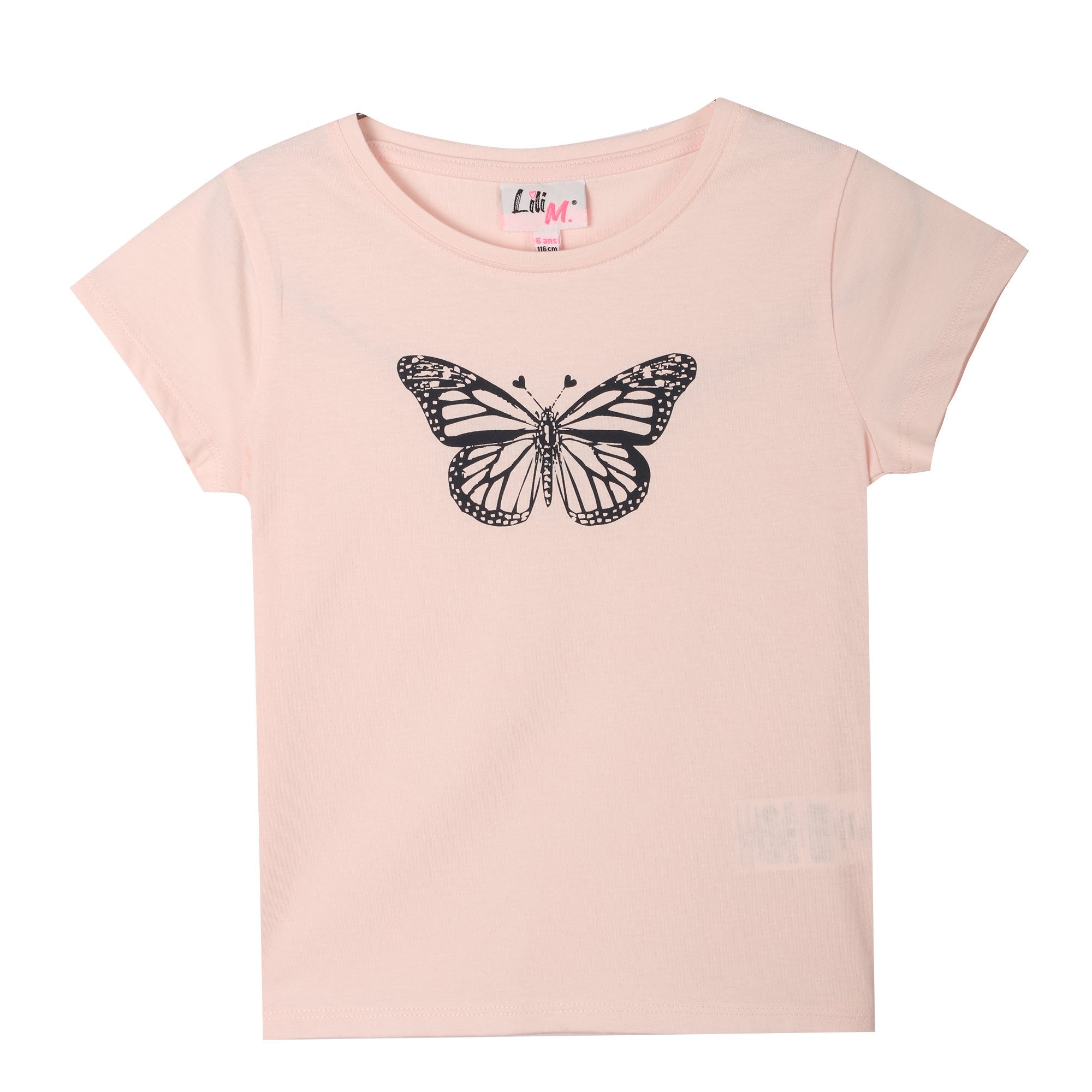 Stokomani Mode Tee-shirt rose enfant 08A coton