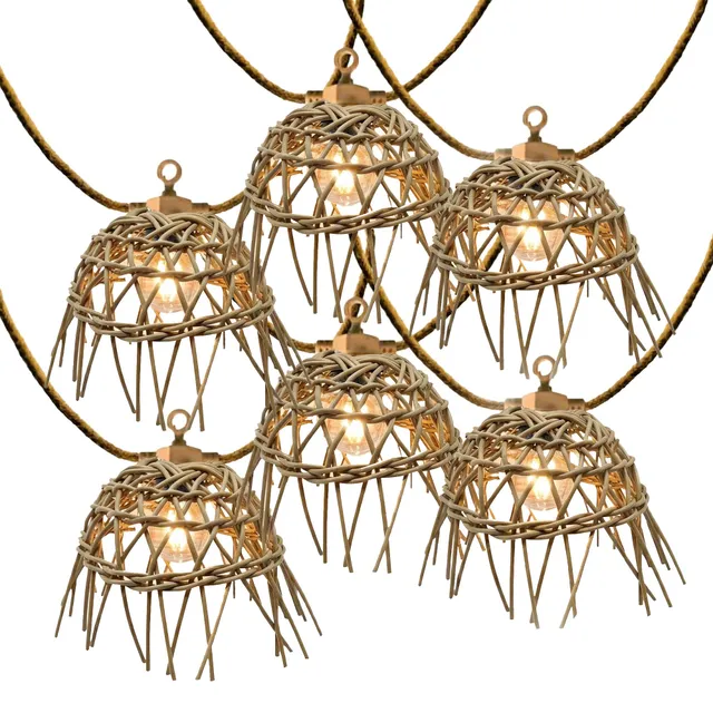 Red Deco Mini Hawai Hybrid guirlande solaire 20 LED 13m