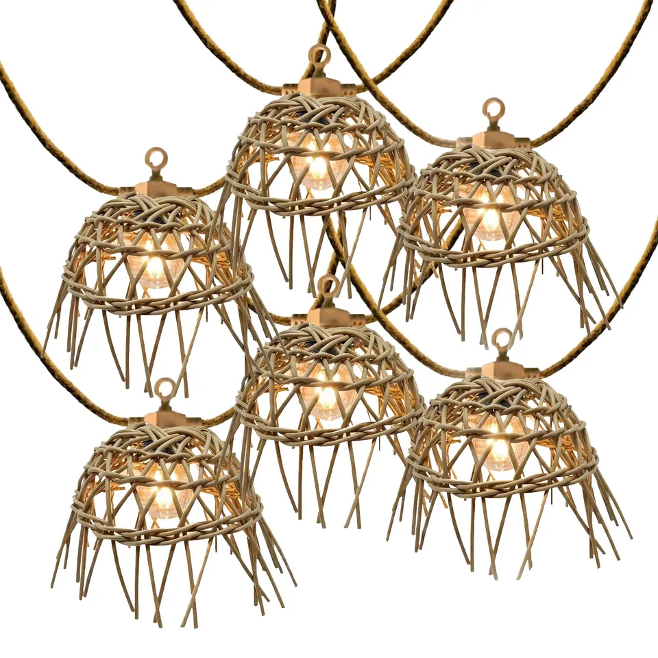 Red Deco Mini Hawai Hybrid guirlande solaire 20 LED 13m