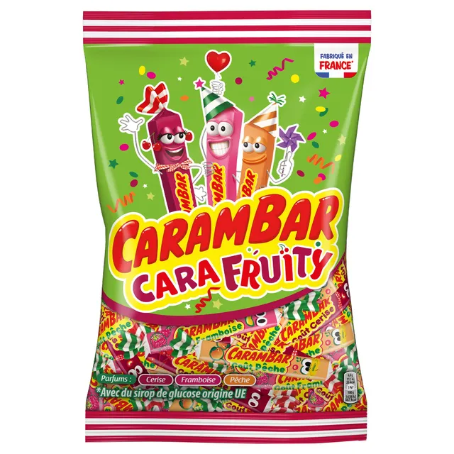 Carambar Cara Fruity sachet bonbons Halloween