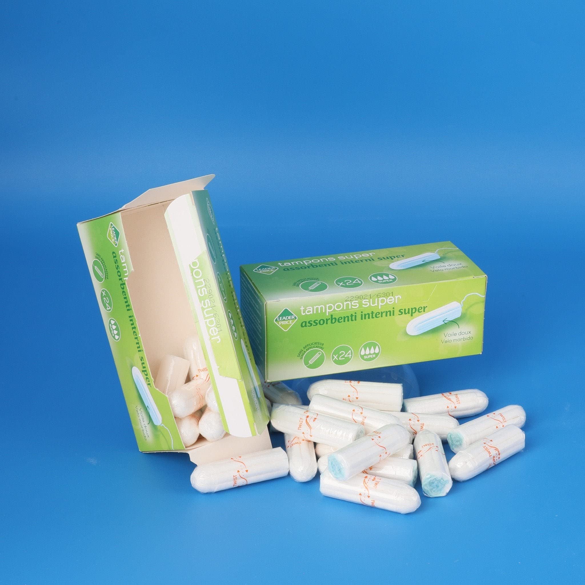 Leader Price Tampons super x24 protections hygiéniques