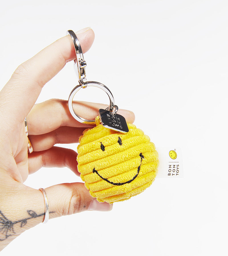 L'avant gardiste Smiley Porte-clé jaune peluche good mood