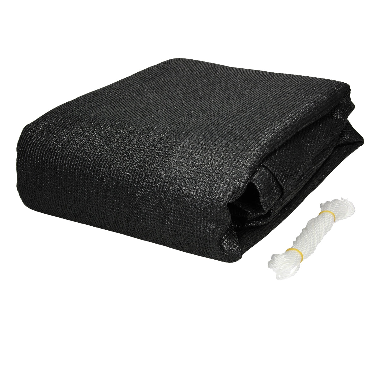 ECD Germany Garten voile ombrage 2x4 m anthracite HDPE