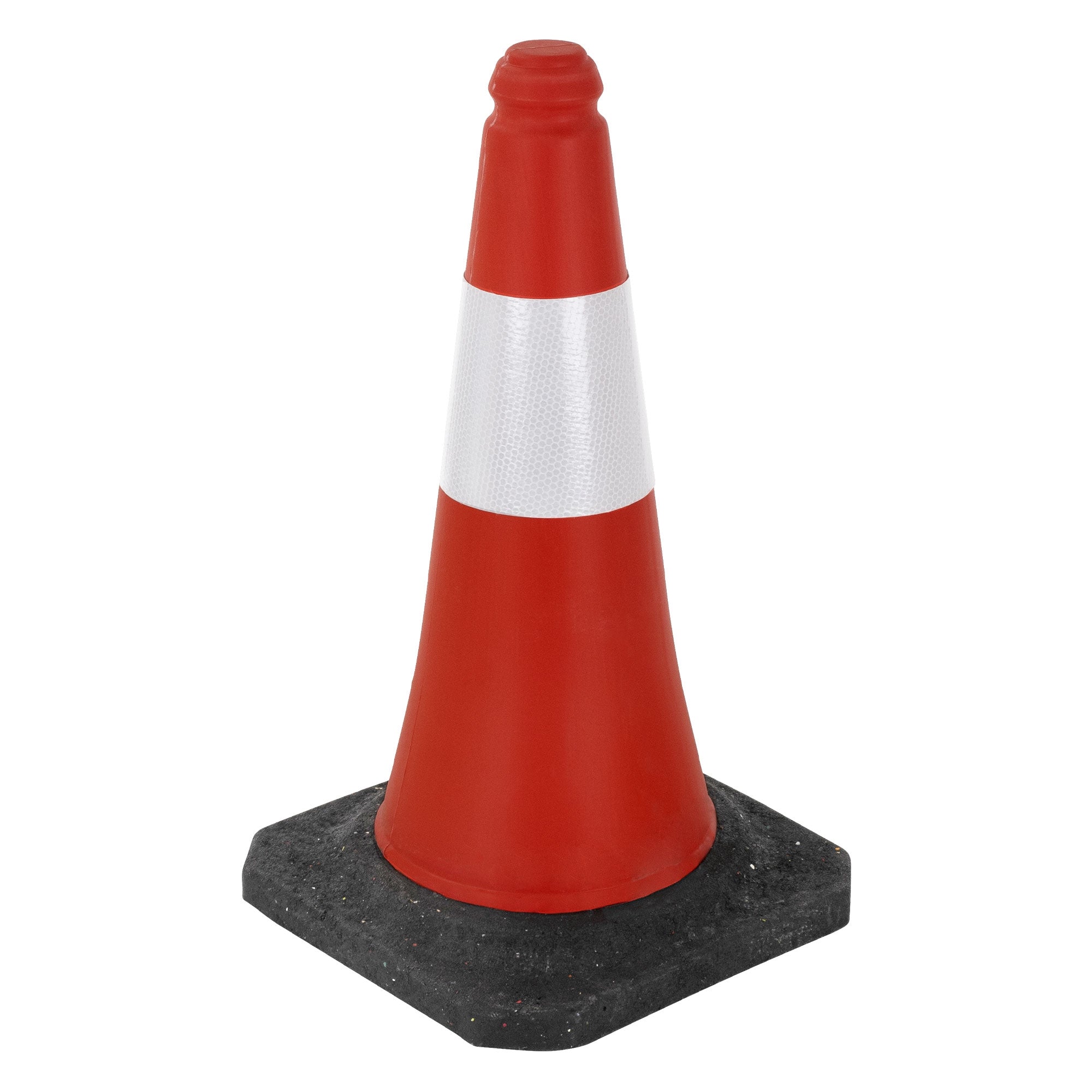 ECD Germany cône de signalisation 51 cm rouge/blanc lot de 2