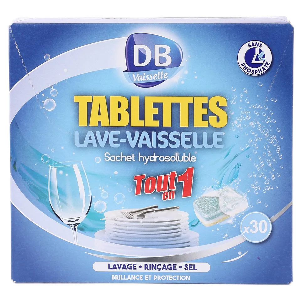 Stokomani Maison 30 tablettes lave-vaisselle tout en 1