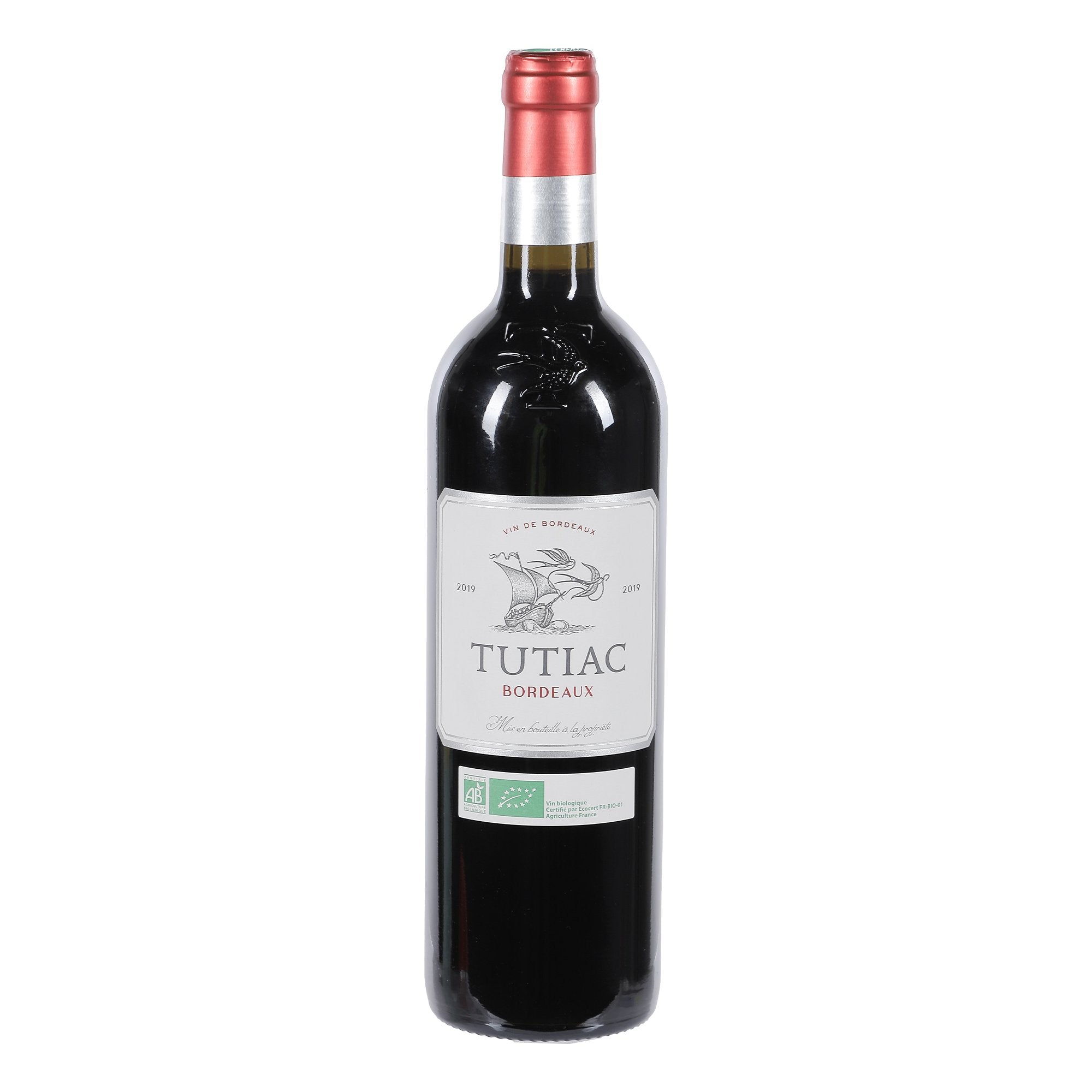 Tutiac Bordeaux AOC 2019 vin bio 13,5%