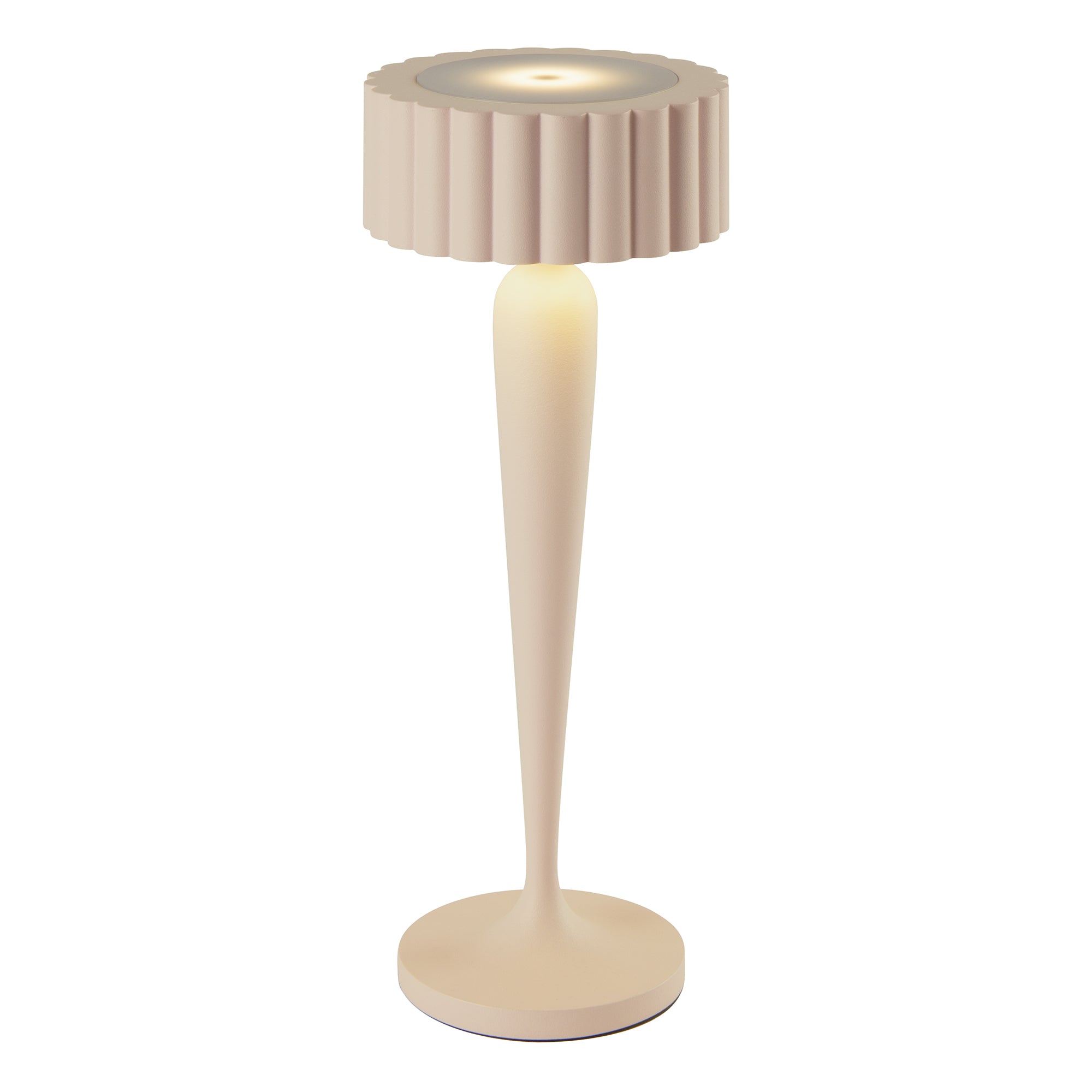 Red Deco Twiggy Sand lampe sans fil beige alu H26 cm tactile