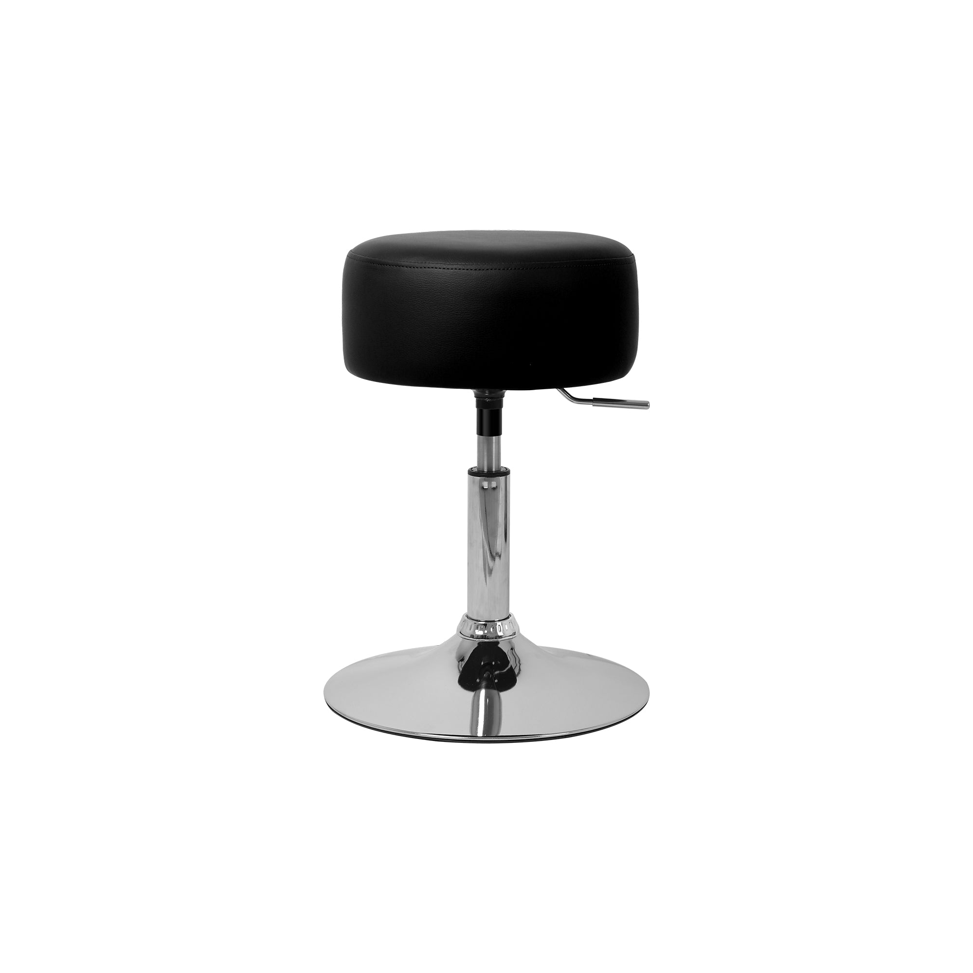 ECD Germany ML-Design tabouret de bar simili cuir gris foncé 1 pièce réglable