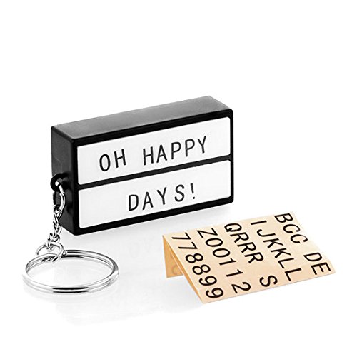 Shop-Story Lifestyle porte-clés LightBox LED 75 lettres
