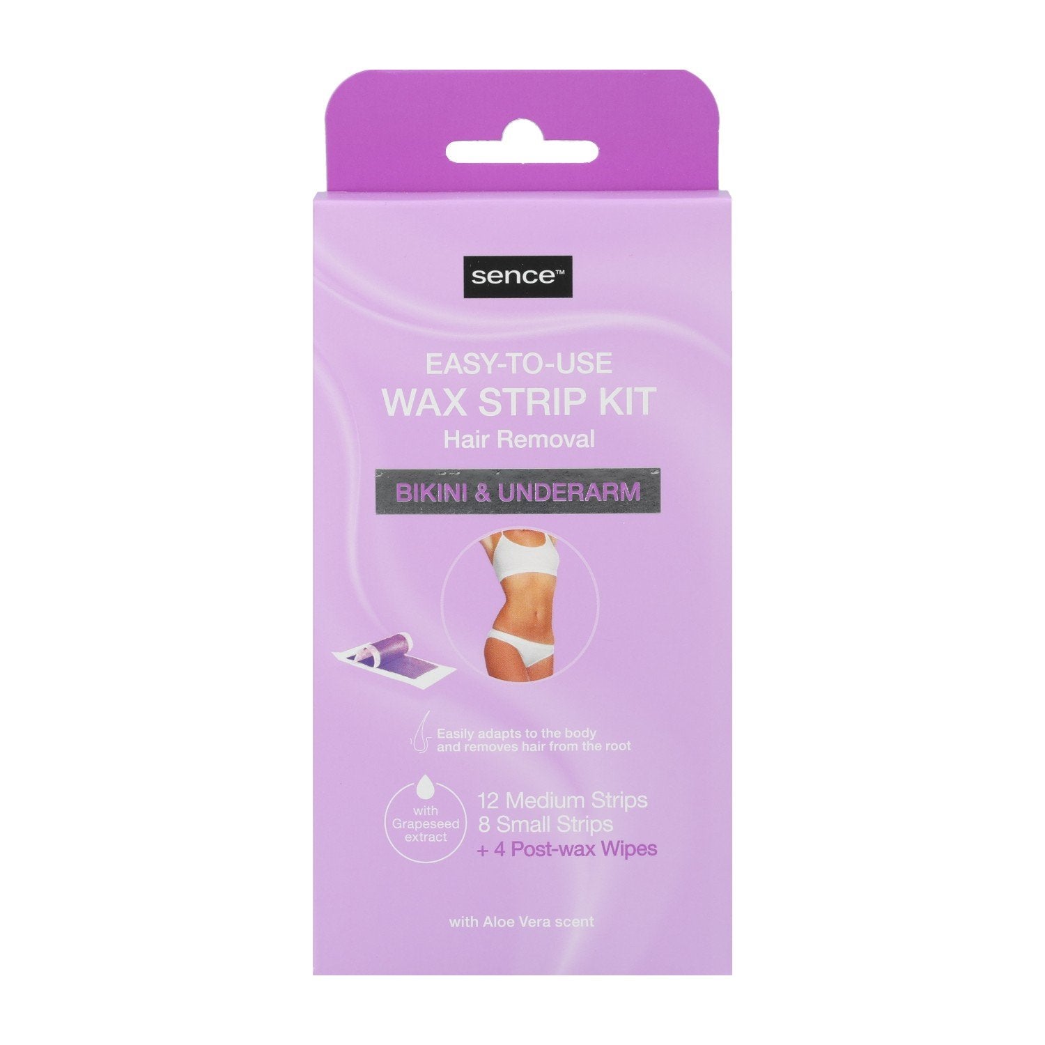 Stokomani Beauté 20 Bandes de Cire Aisselles Bikini Épilation