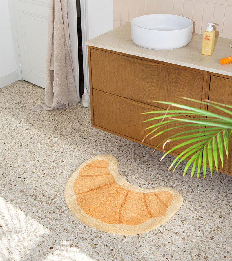 L'avant gardiste croissant tapis déco cuisine moelleux