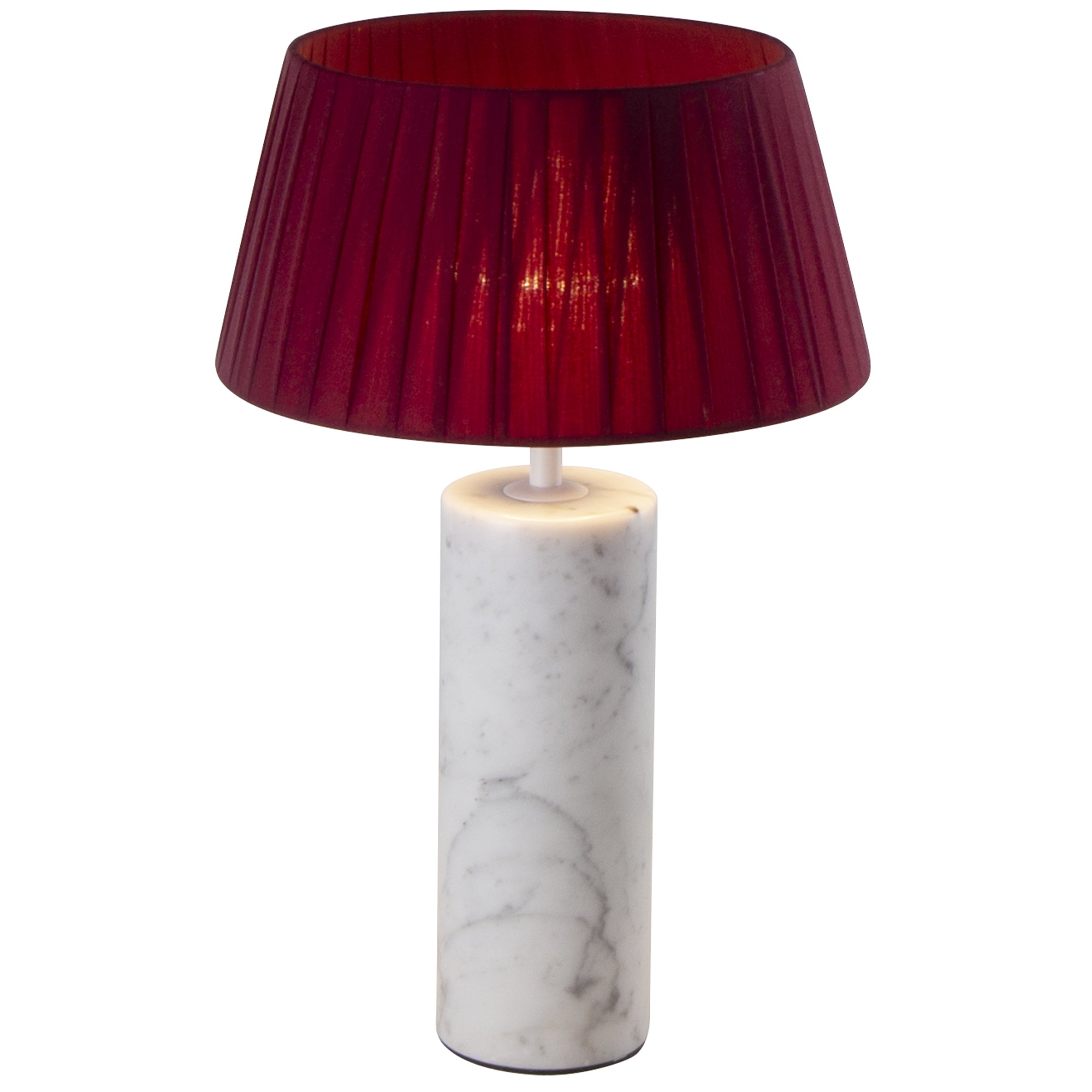 Red Deco Stilos White Marble lampe sans fil H32,5 cm blanc chaud
