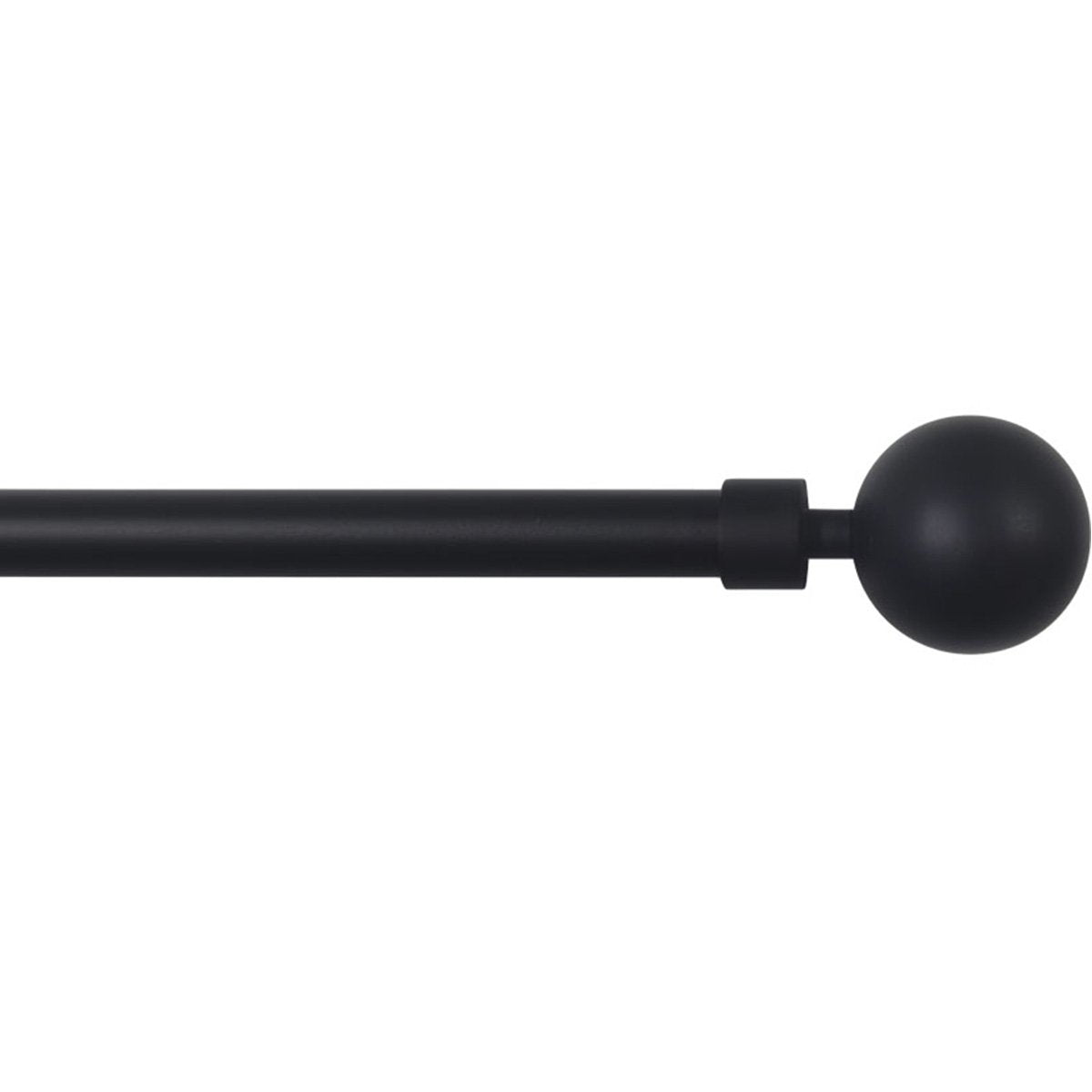 Stokomani Maison Tringle Rideau Extensible 90-160cm Noir