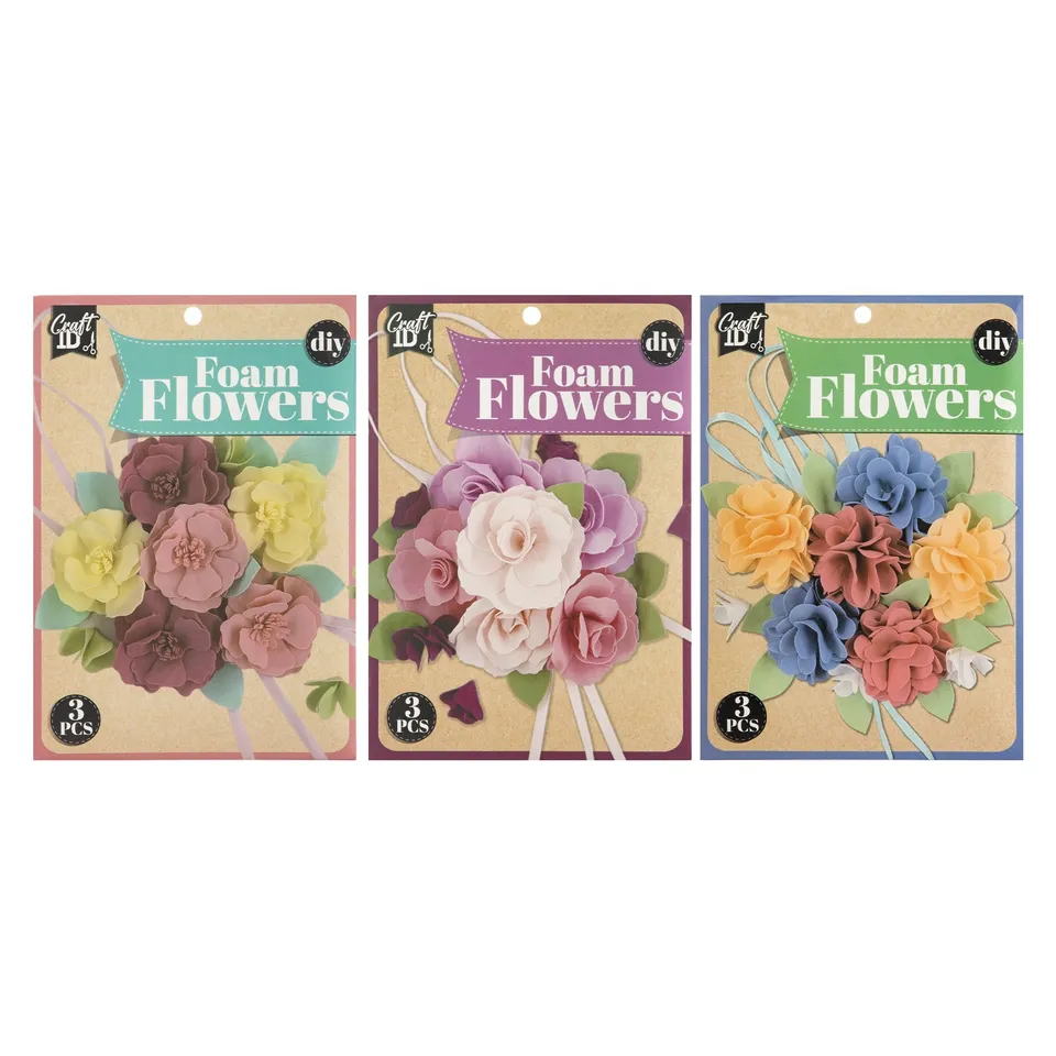 Stokomani Jeux fleurs en mousse décoration