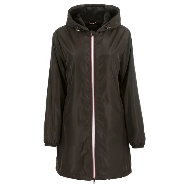 Stokomani Mode coupe-vent long à capuche noir T3