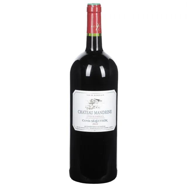 Château Mandrine Côtes de Bordeaux vin rouge 2022 75cl