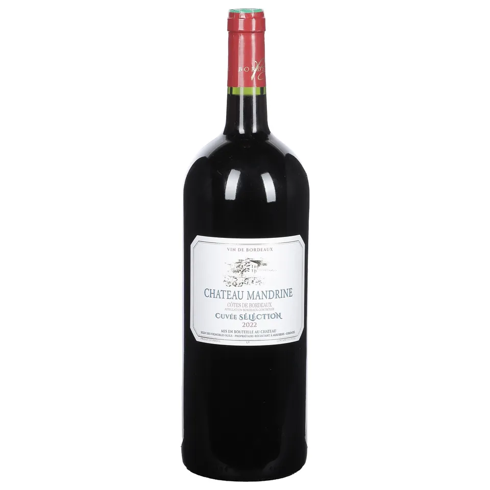 Château Mandrine Côtes de Bordeaux vin rouge 2022 75cl