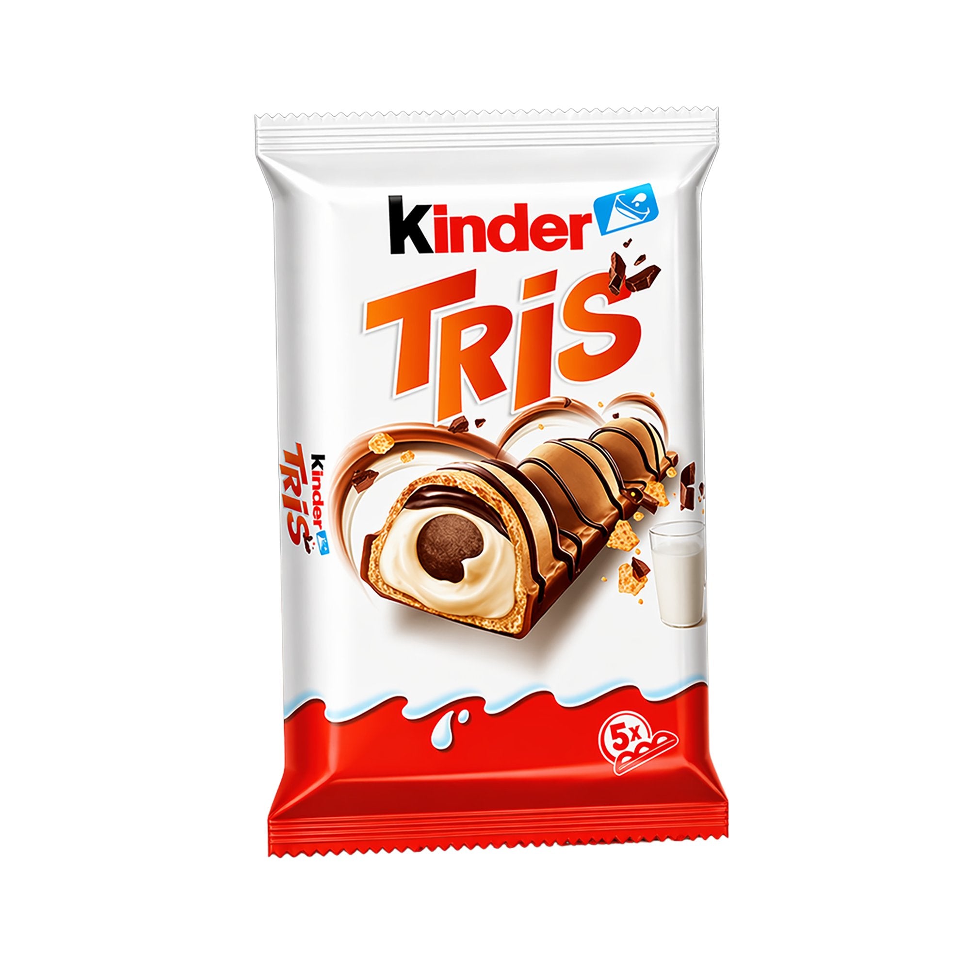 Kinder Tris barres chocolatées lait x5 goûter enfant