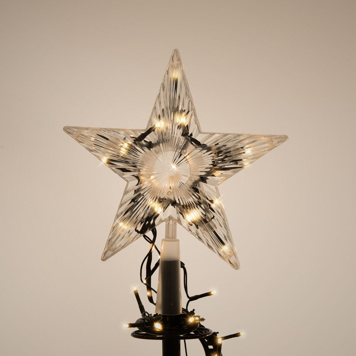 ECD Germany sapin de Noël LED 210 cm 756 blanc chaud