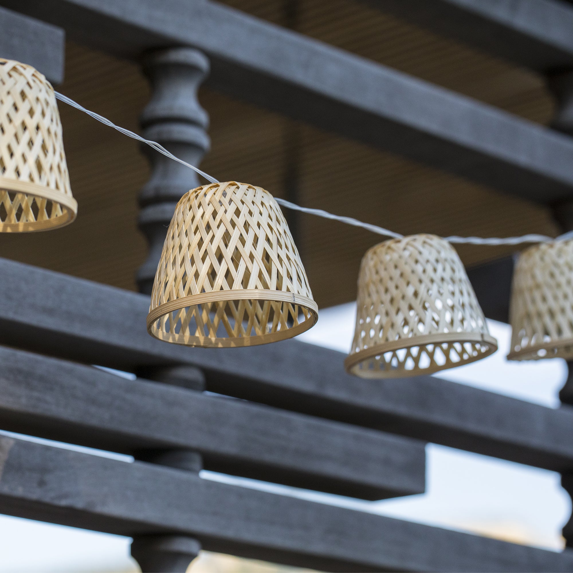 Red Deco Chill Hybrid guirlande lumineuse bambou 3,80 m 10 LED