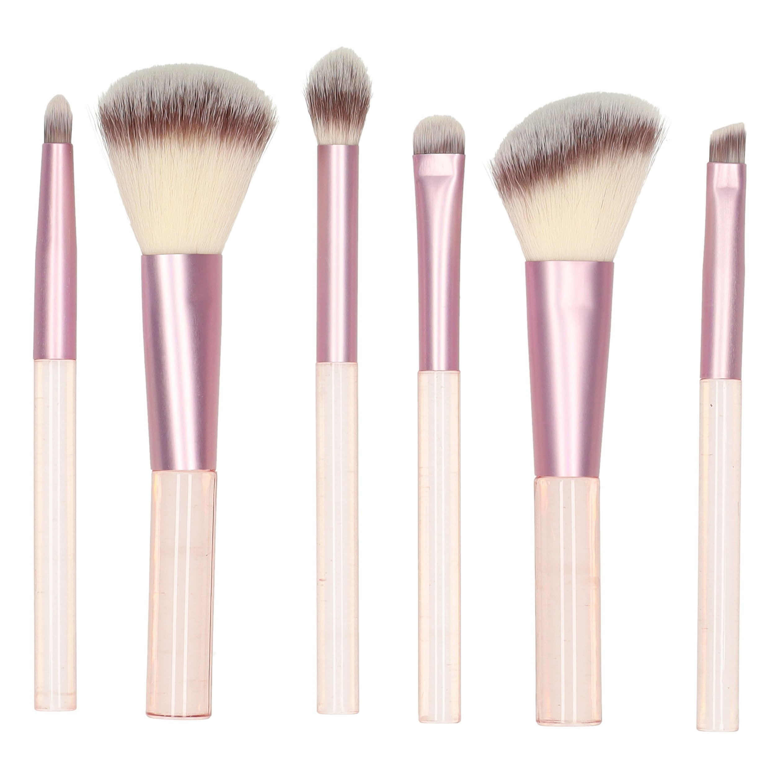 Stokomani Beauté Coffret 6 Pinceaux Maquillage Voyage Doux