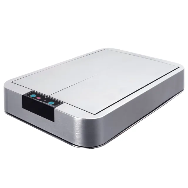 Red Deco Silverlake couvercle automatique chrome 60/80L