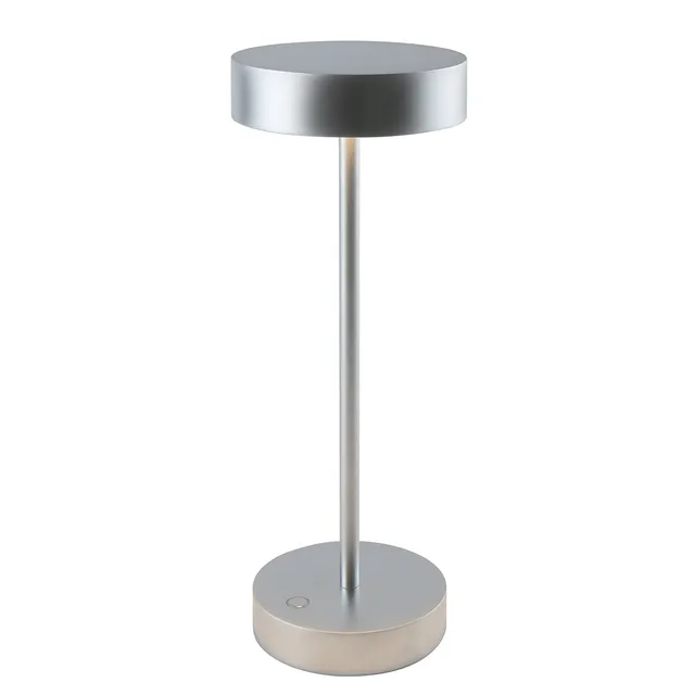 Red Deco Sandy Chrome lampe sans fil argenté H33cm dimmable