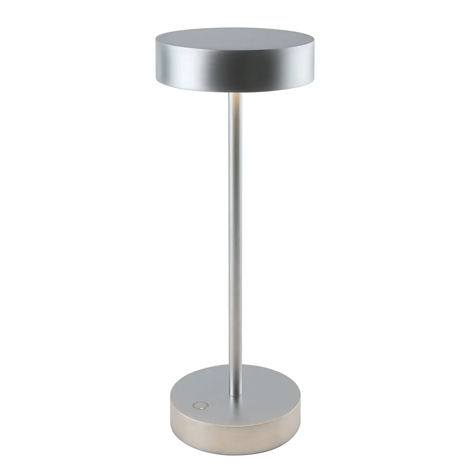 Red Deco Sandy Chrome lampe sans fil argenté H33cm dimmable